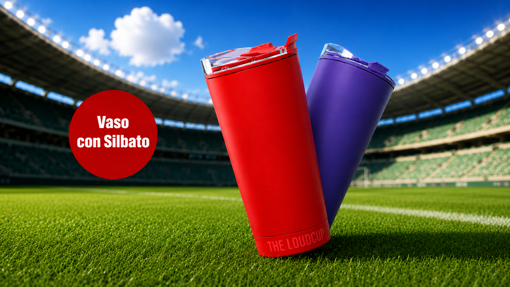 Vaso LOUDCUP con trompeta acústica